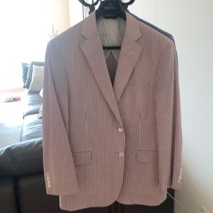 Summer seersucker sportcoat